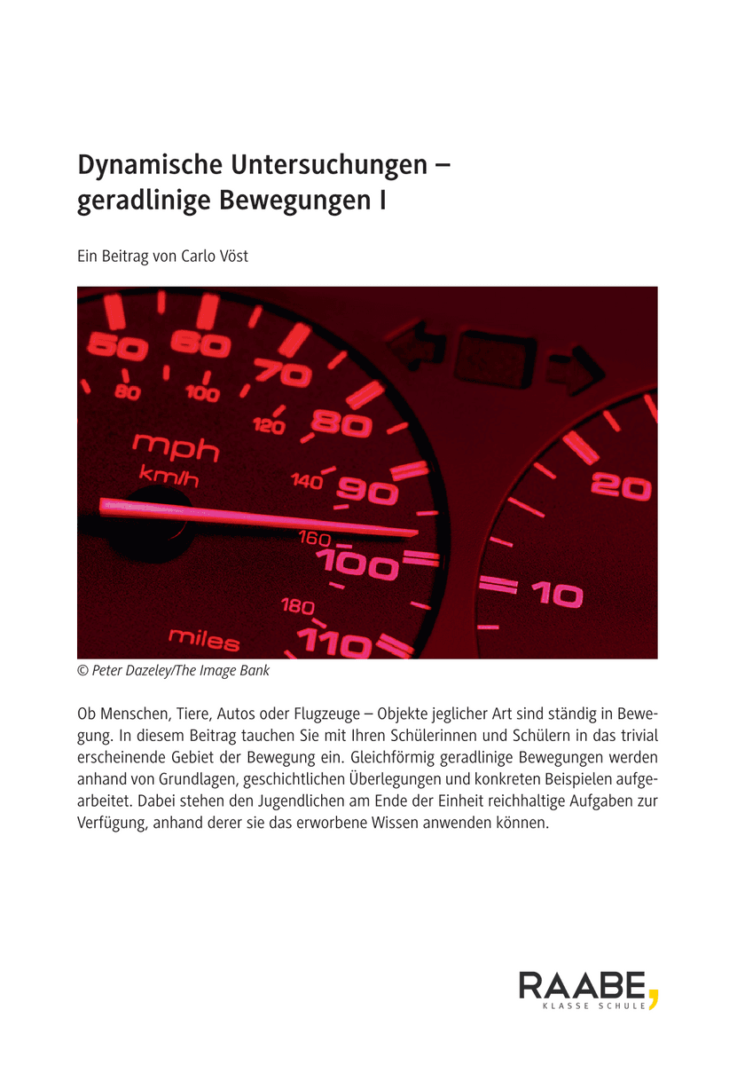 Dynamische Untersuchungen
