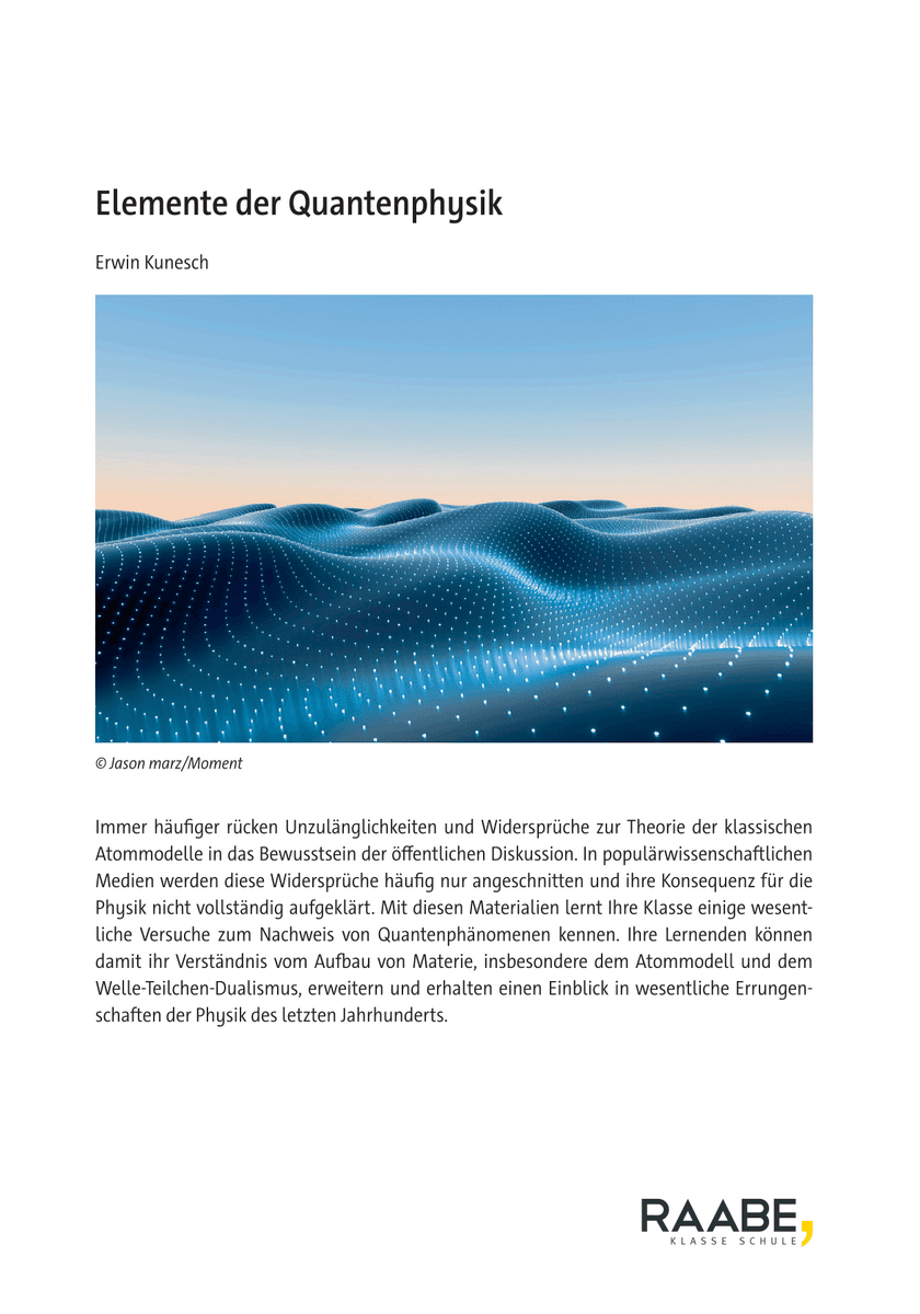 Elemente der Quantenphysik