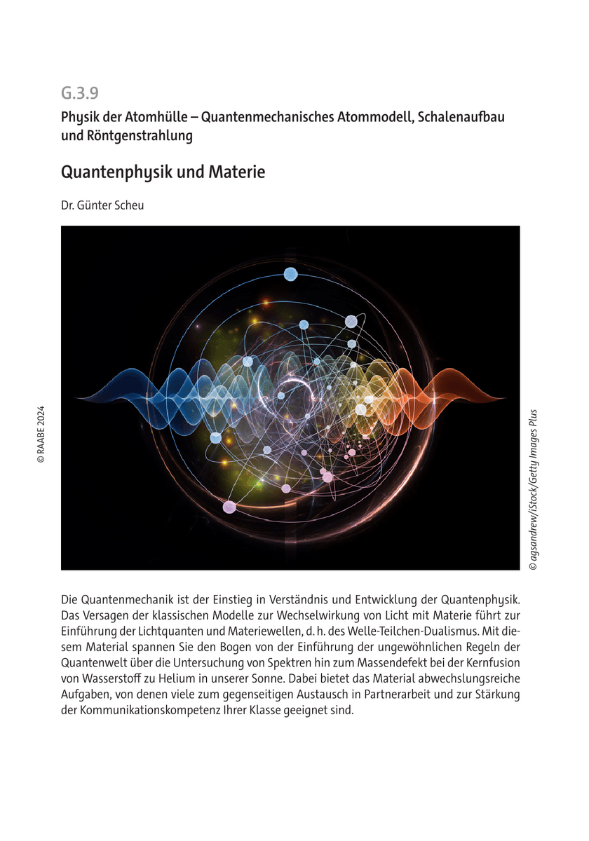 Quantenphysik und Materie