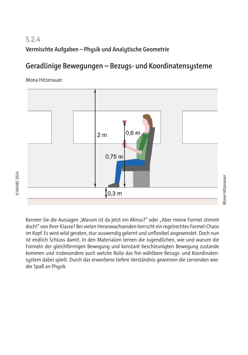 Geradlinige Bewegungen