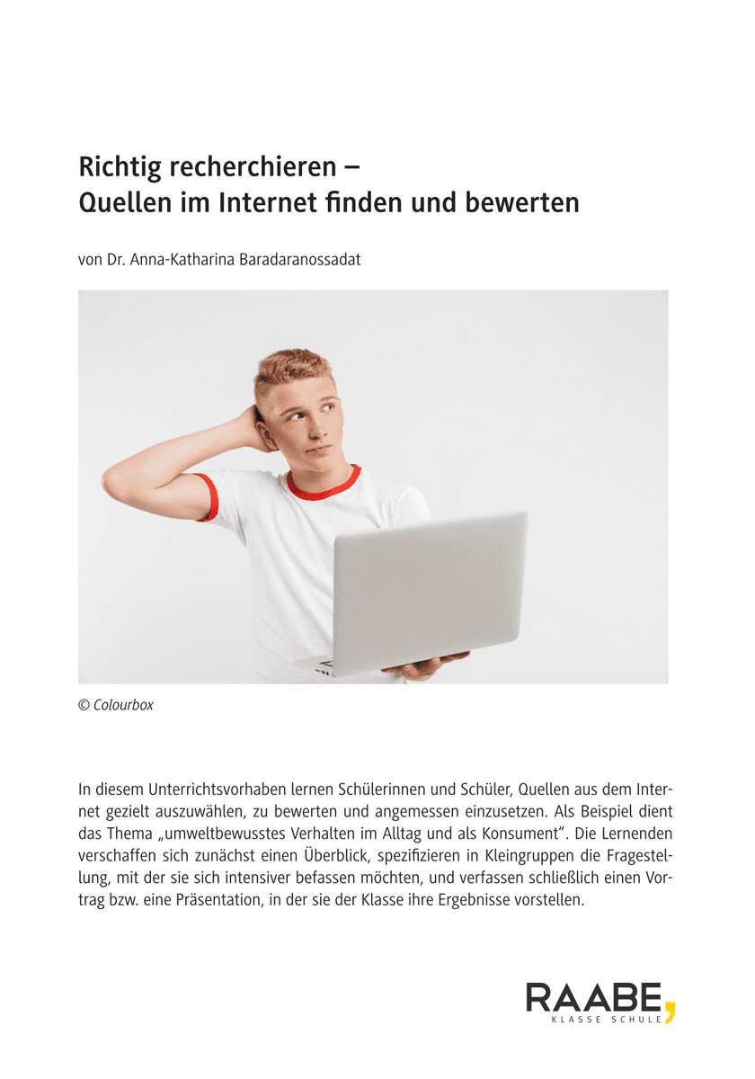 Richtig recherchieren