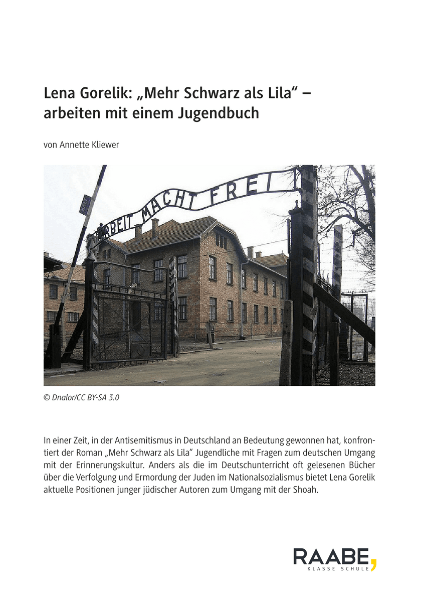 Lena Gorelik: „Mehr Schwarz als Lila“