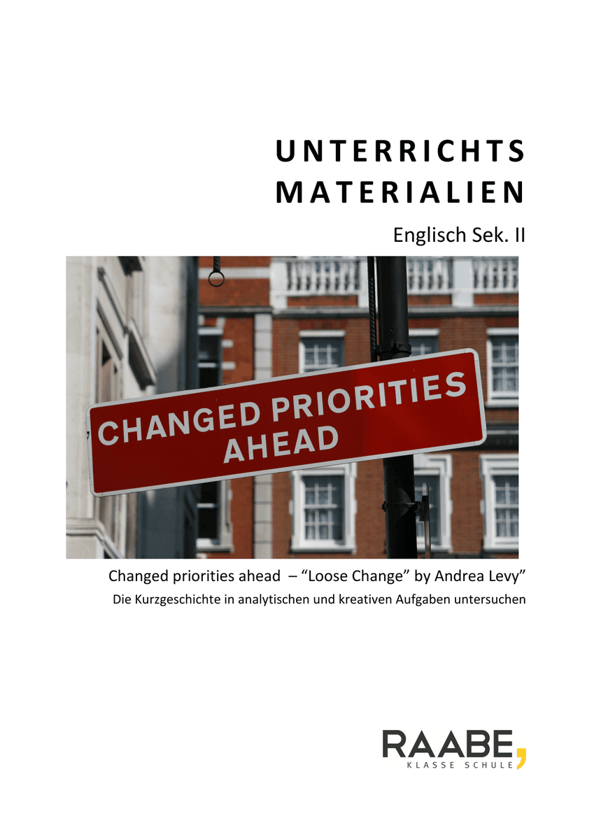 Changed priorities ahead