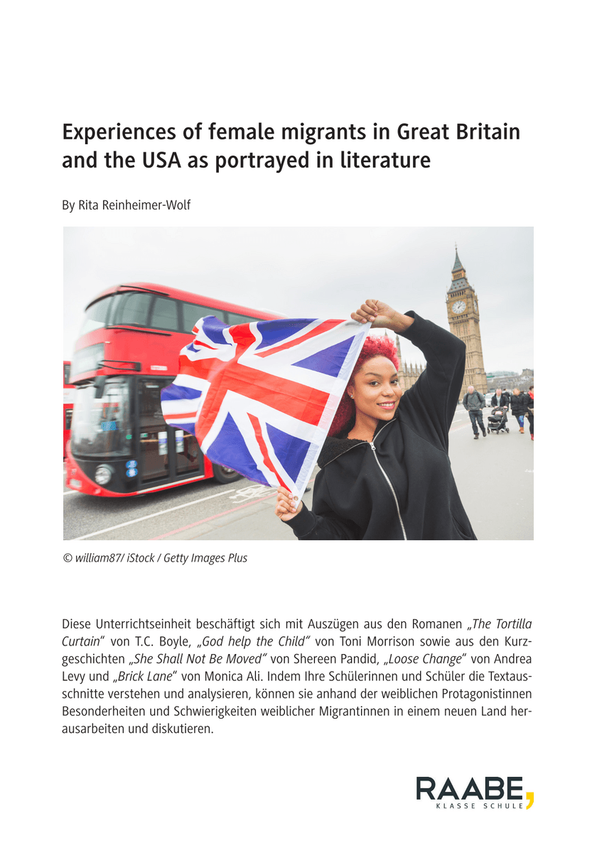 Experiences of female migrants in Great Britain and the USA as portrayed in literature