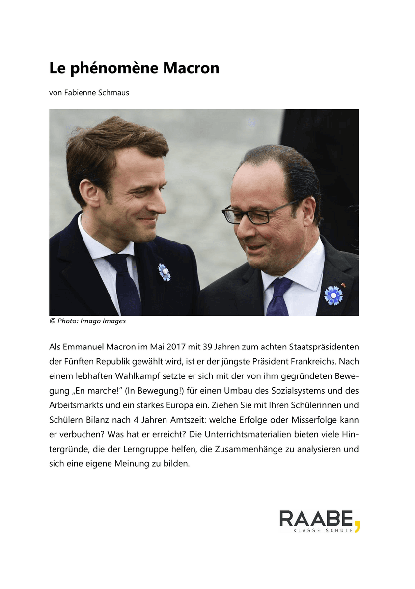 Le phénomène Macron (2017-2021)