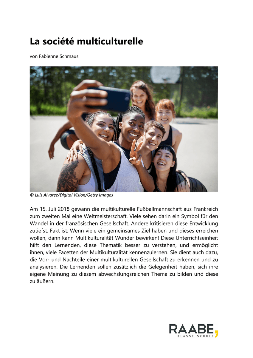La société multiculturelle