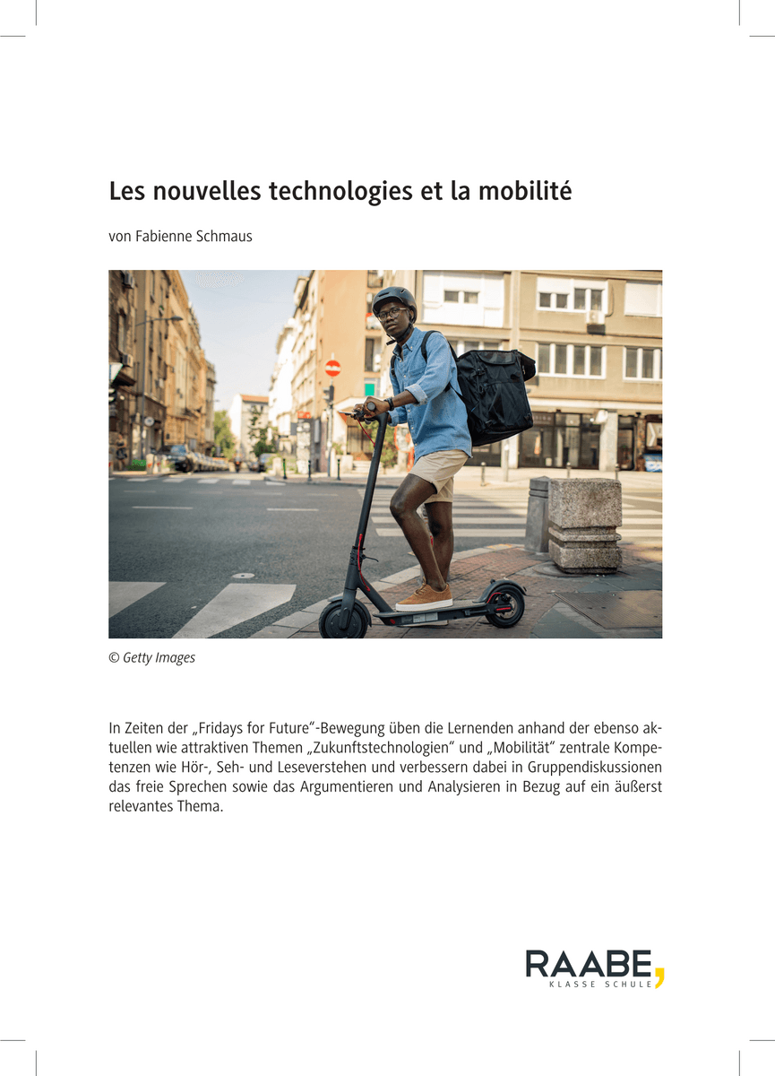 Les nouvelles technologies et la mobilité