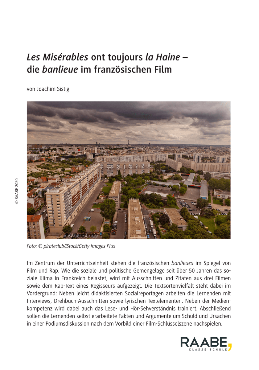 Les Misérables ont toujours la Haine