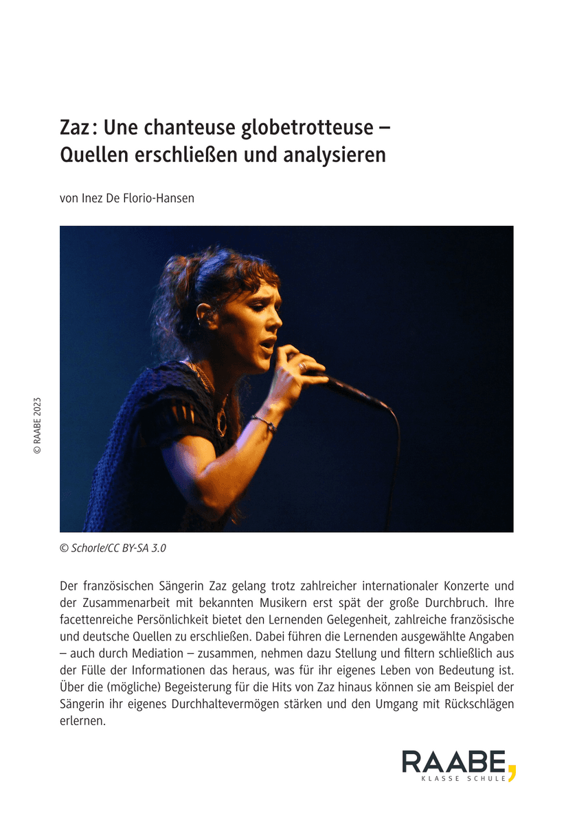 Zaz : Une chanteuse globetrotteuse