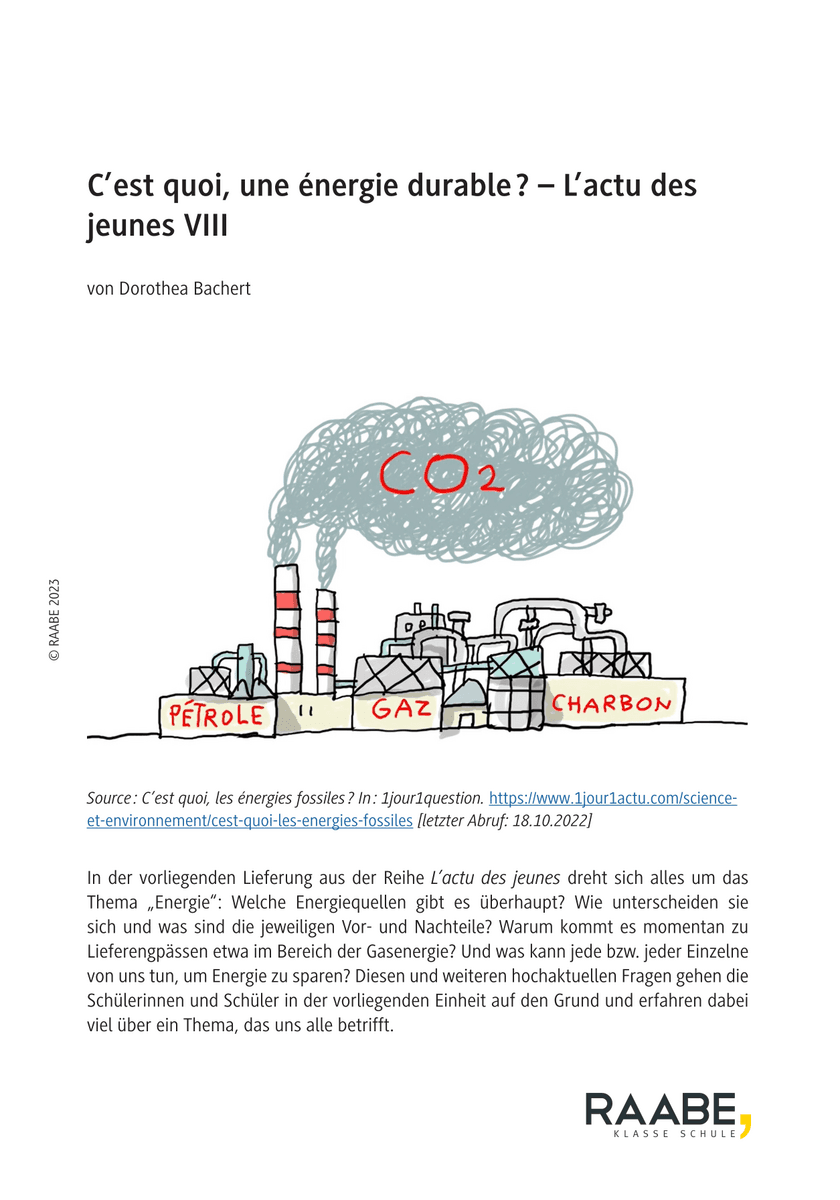 C’est quoi, l’énergie durable?