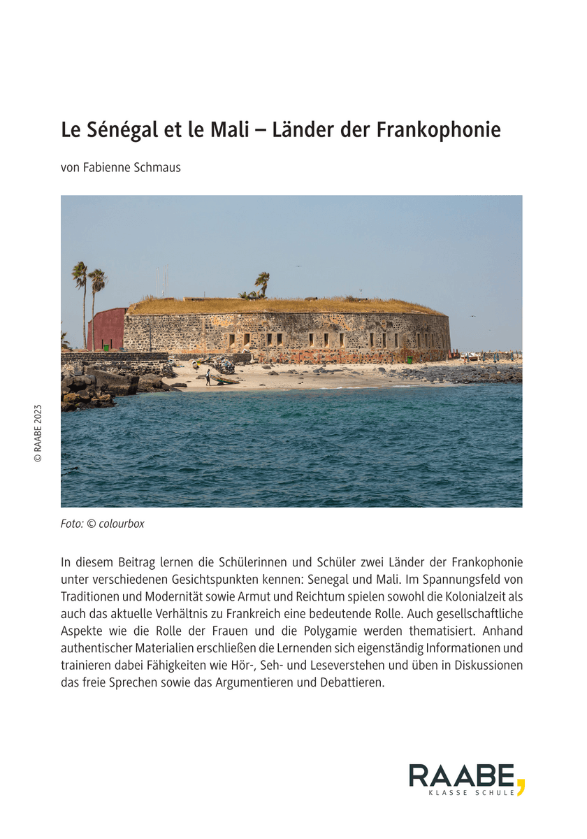 Le Sénégal et le Mali
