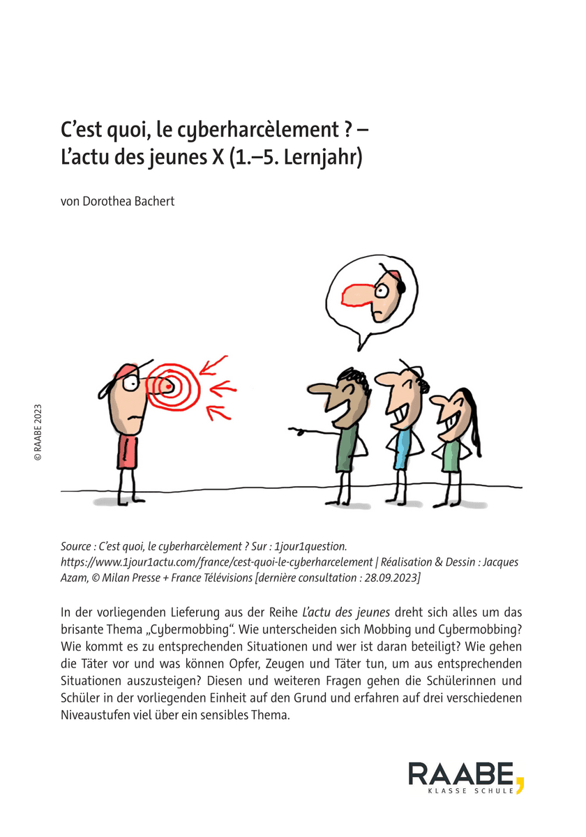 C’est quoi, le cyberharcèlement ?