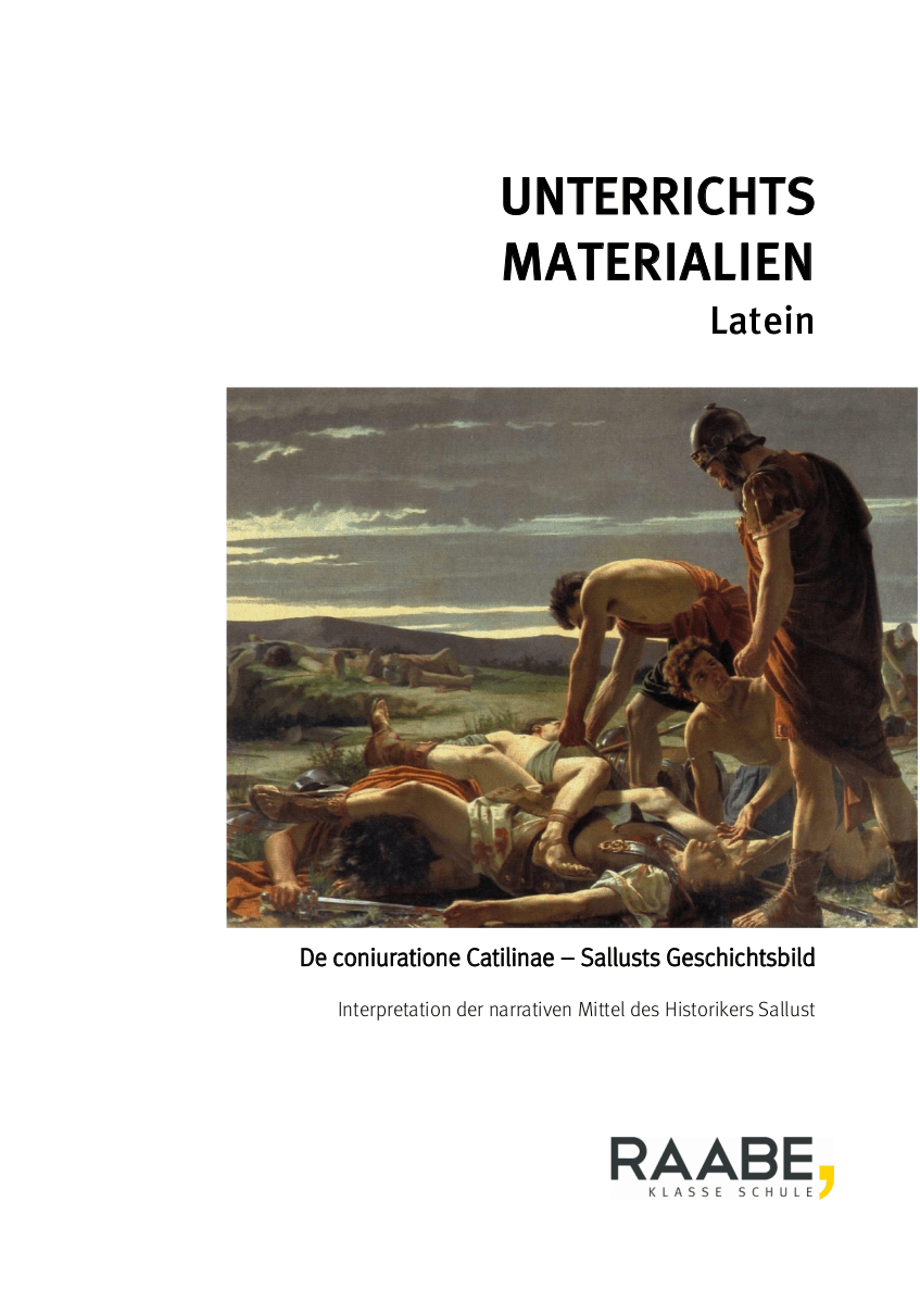 De Coniuratione Catilinae - Sallusts Geschichtsbild