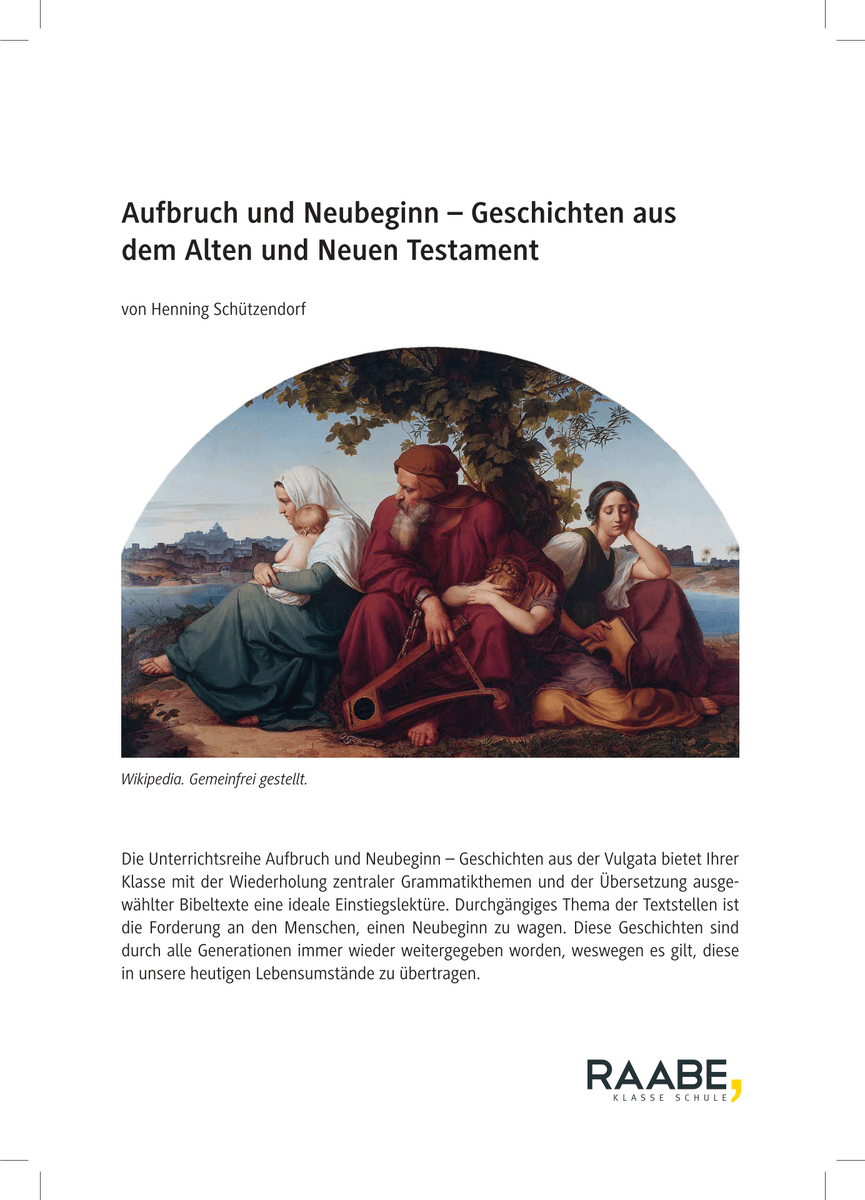 Aufbruch und Neubeginn