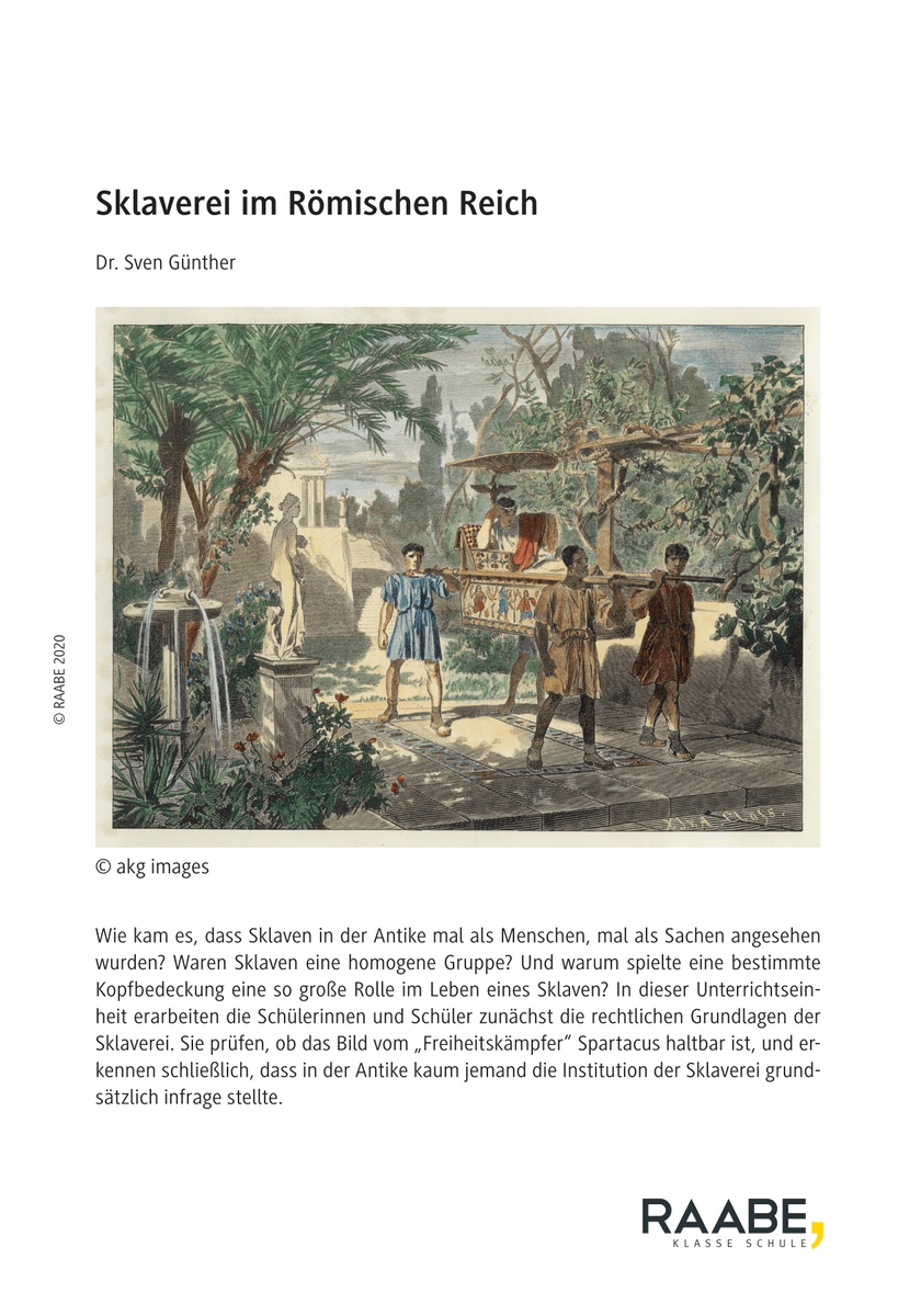 Sklaverei im Römischen Reich