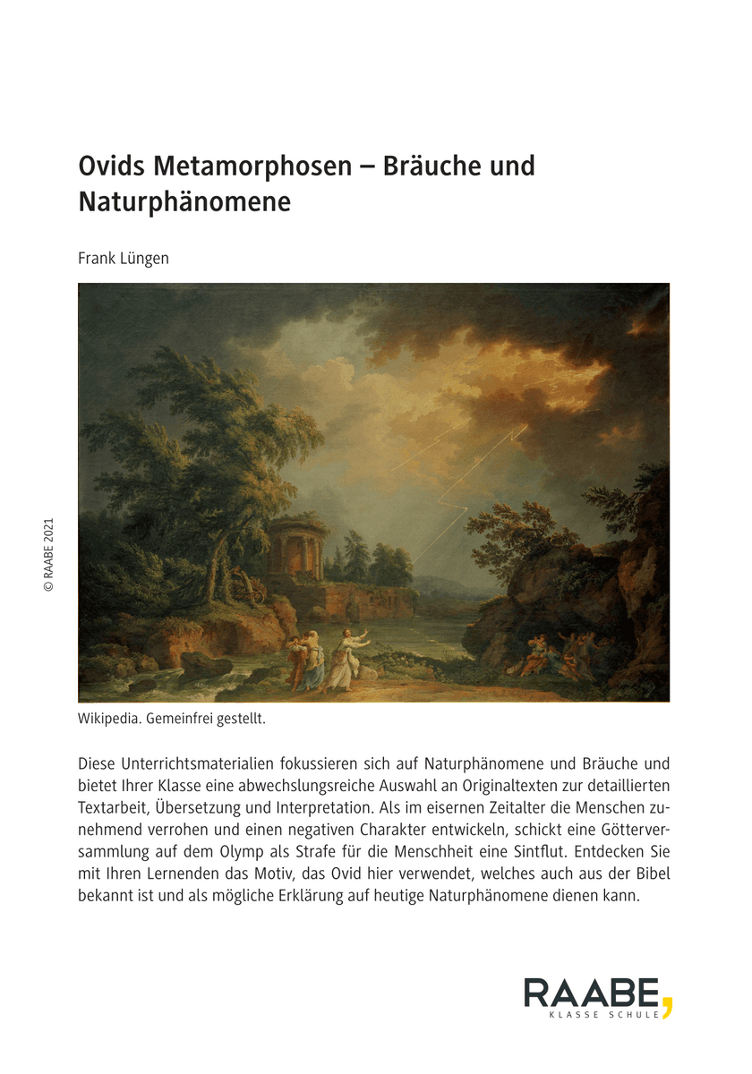Ovids Metamorphosen
