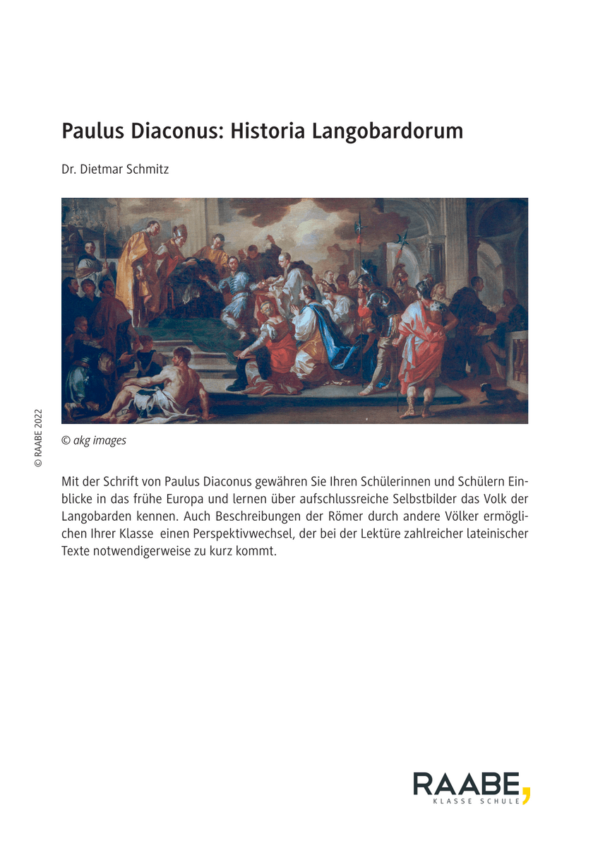 Paulus Diaconus: Historia Langobardorum