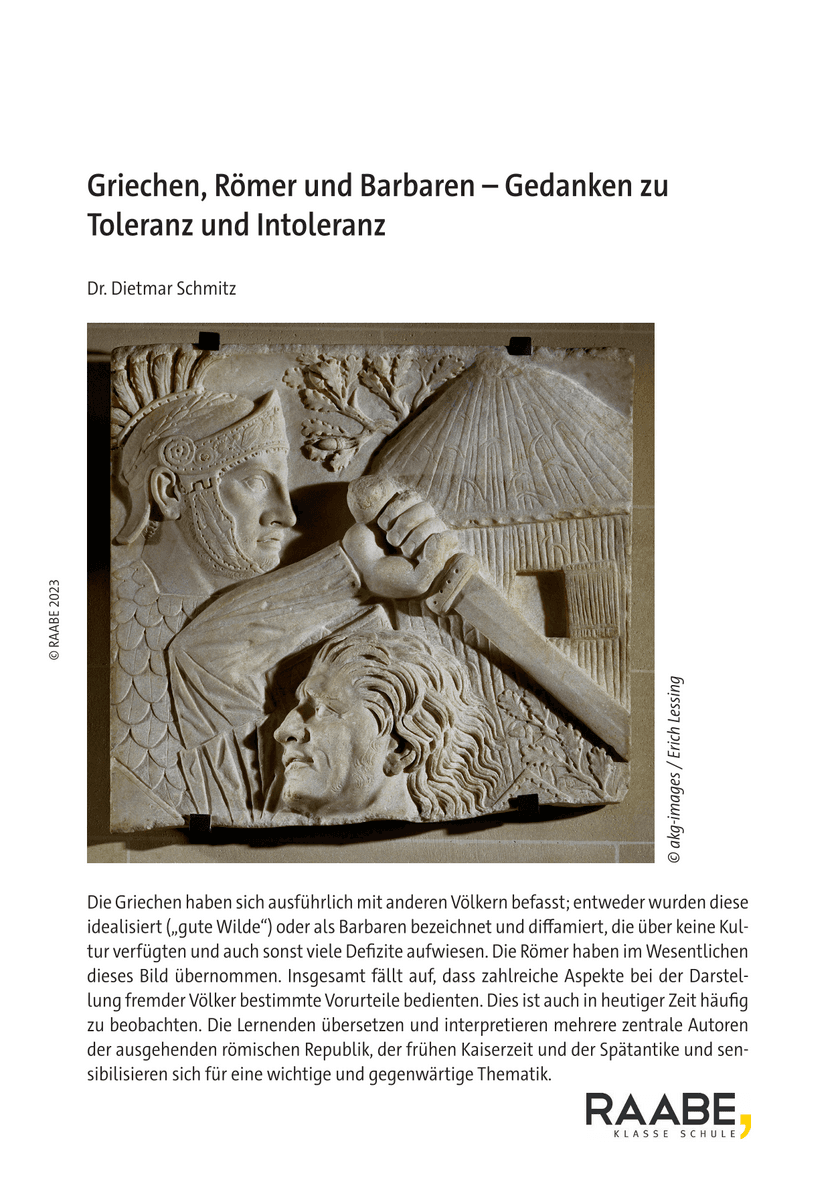 Griechen, Römer und Barbaren