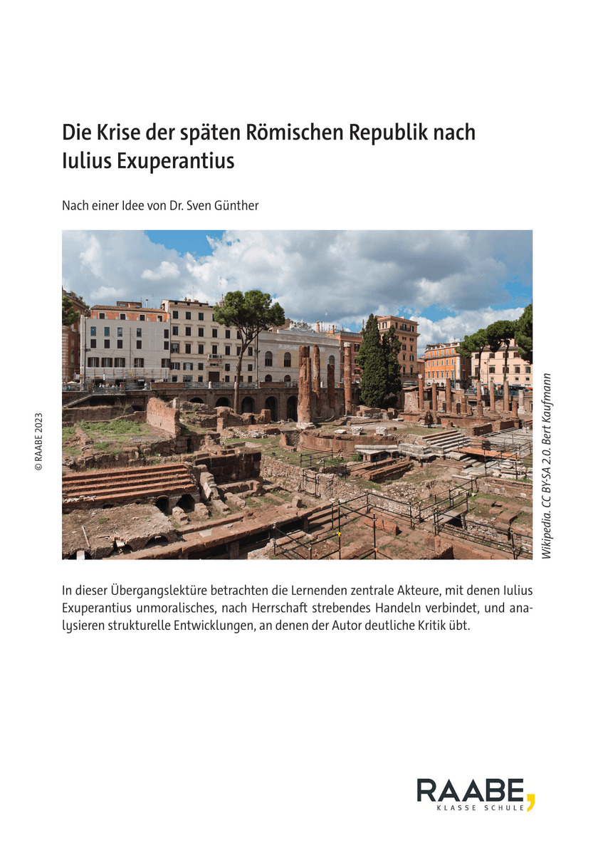 Die Krise der Späten Römischen Republik nach Iulius Exuperantius