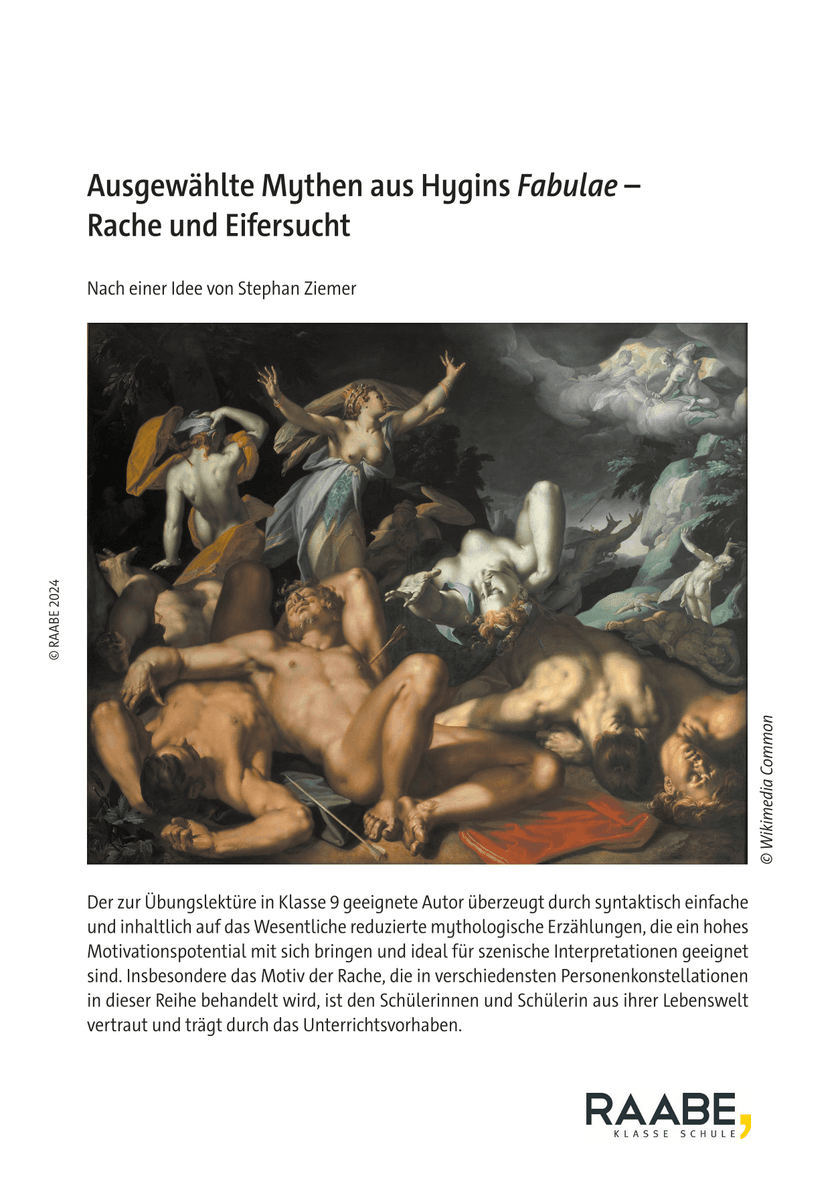 Ausgewählte Mythen aus Hygins Fabulae