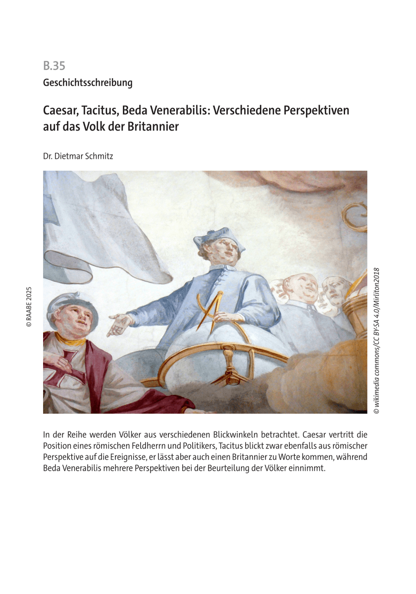 Caesar, Tacitus, Beda Venerabilis