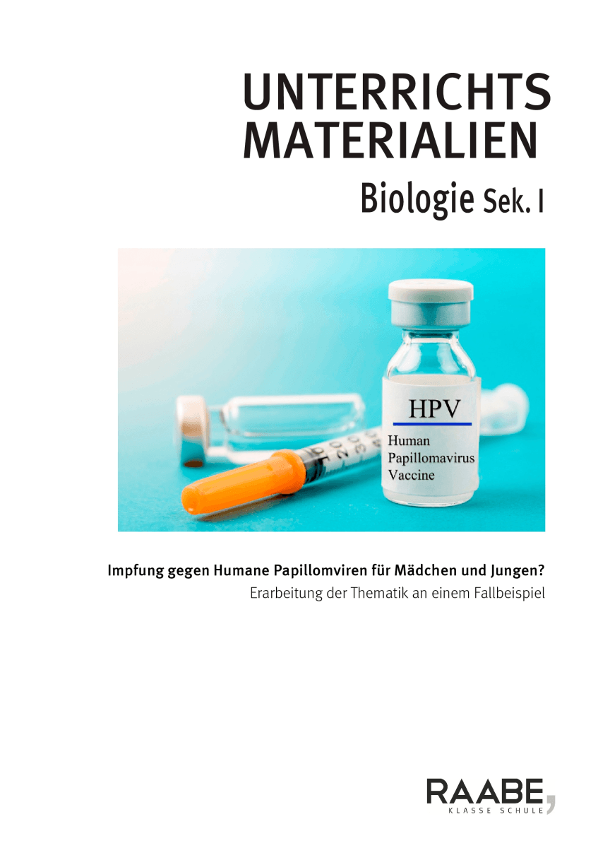 Impfung gegen Humane Papillomviren für Mädchen und Jungen?