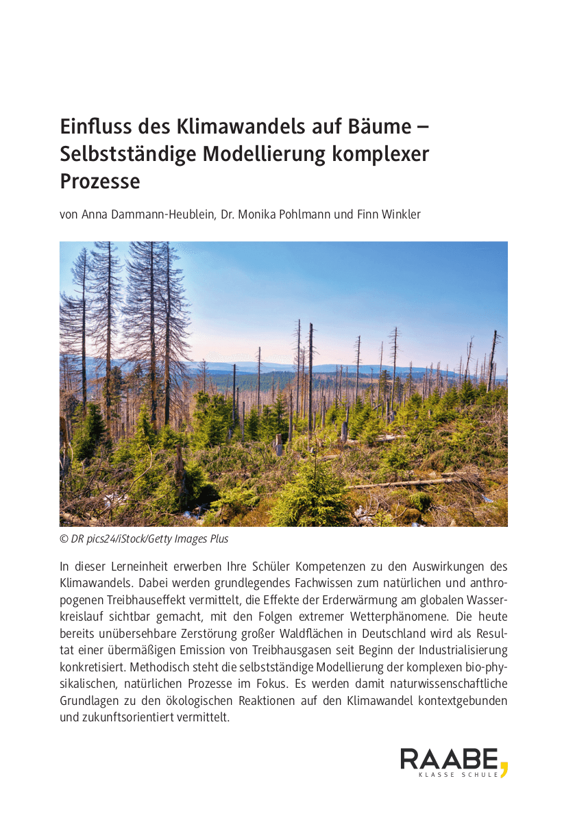 Einfluss des Klimawandels auf Bäume