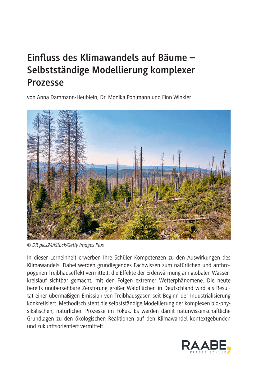 Einfluss des Klimawandels auf Bäume