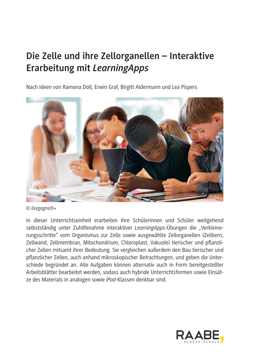 Die Zelle und ihre Zellorganellen