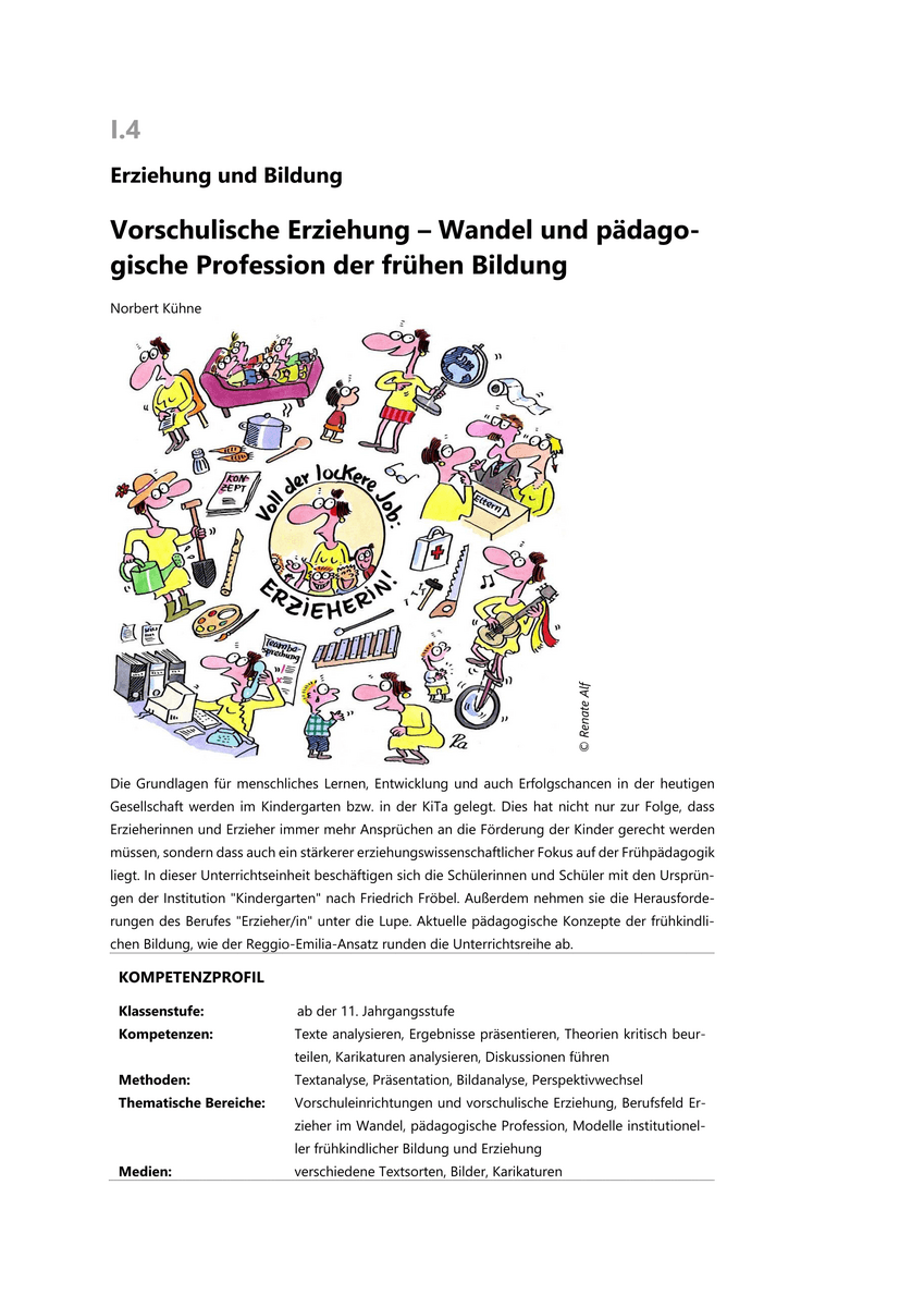 Vorschulische Erziehung