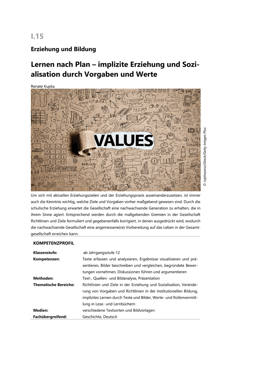 Lernen nach Plan