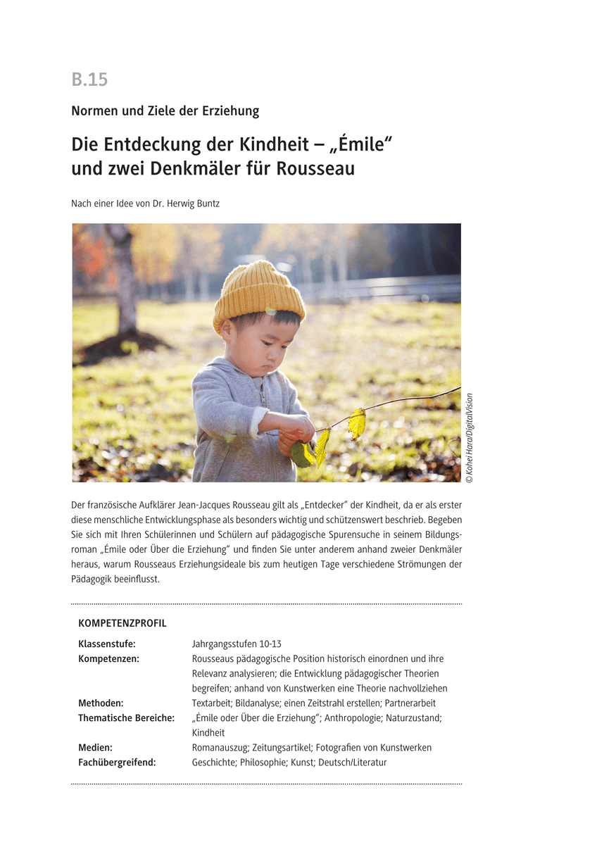 Die Entdeckung der Kindheit