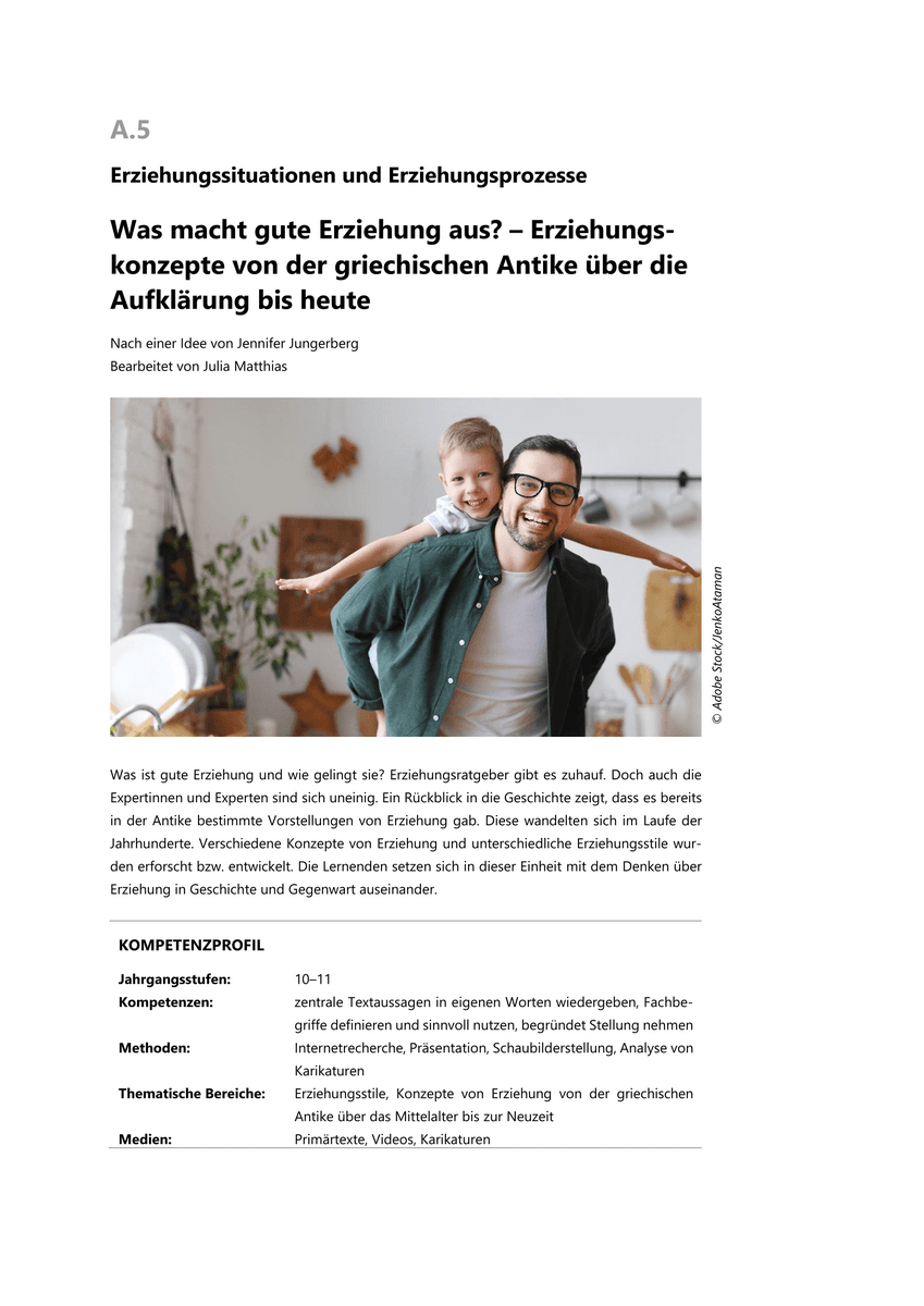 Was macht gute Erziehung aus?