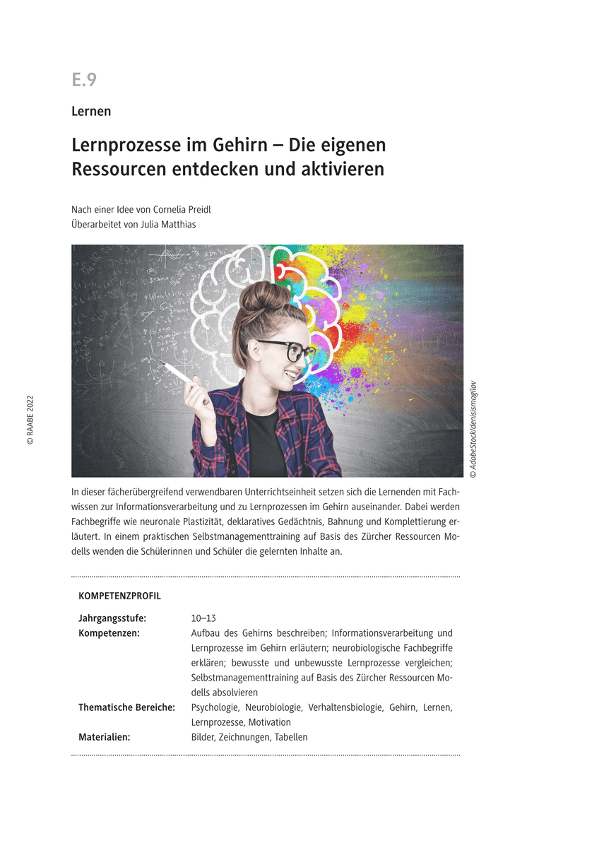 Lernprozesse im Gehirn