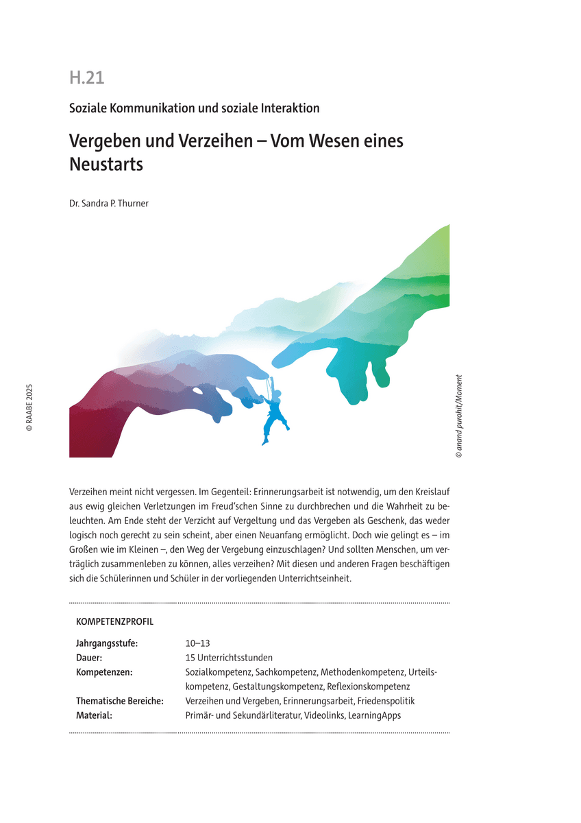 Vergeben und Verzeihen