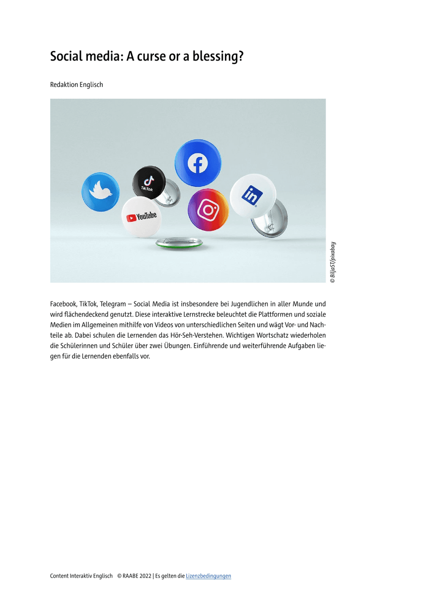 Social media: A curse or a blessing?