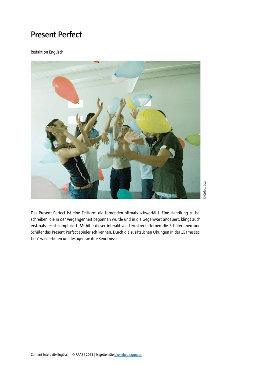 Present Perfect