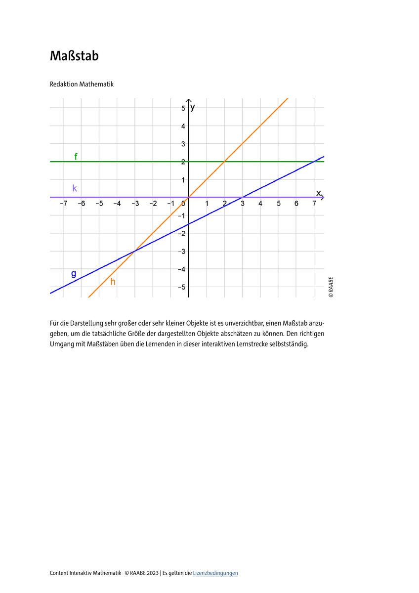 Maßstab