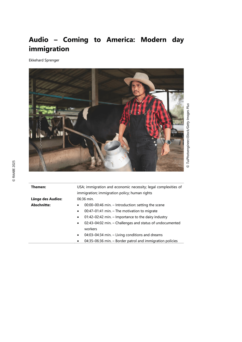 Listening: Modern day immigration in America