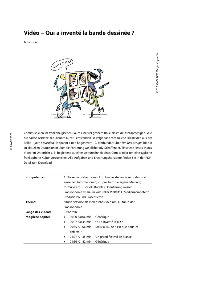 Vidéo – Qui a inventé la bande dessinée ?