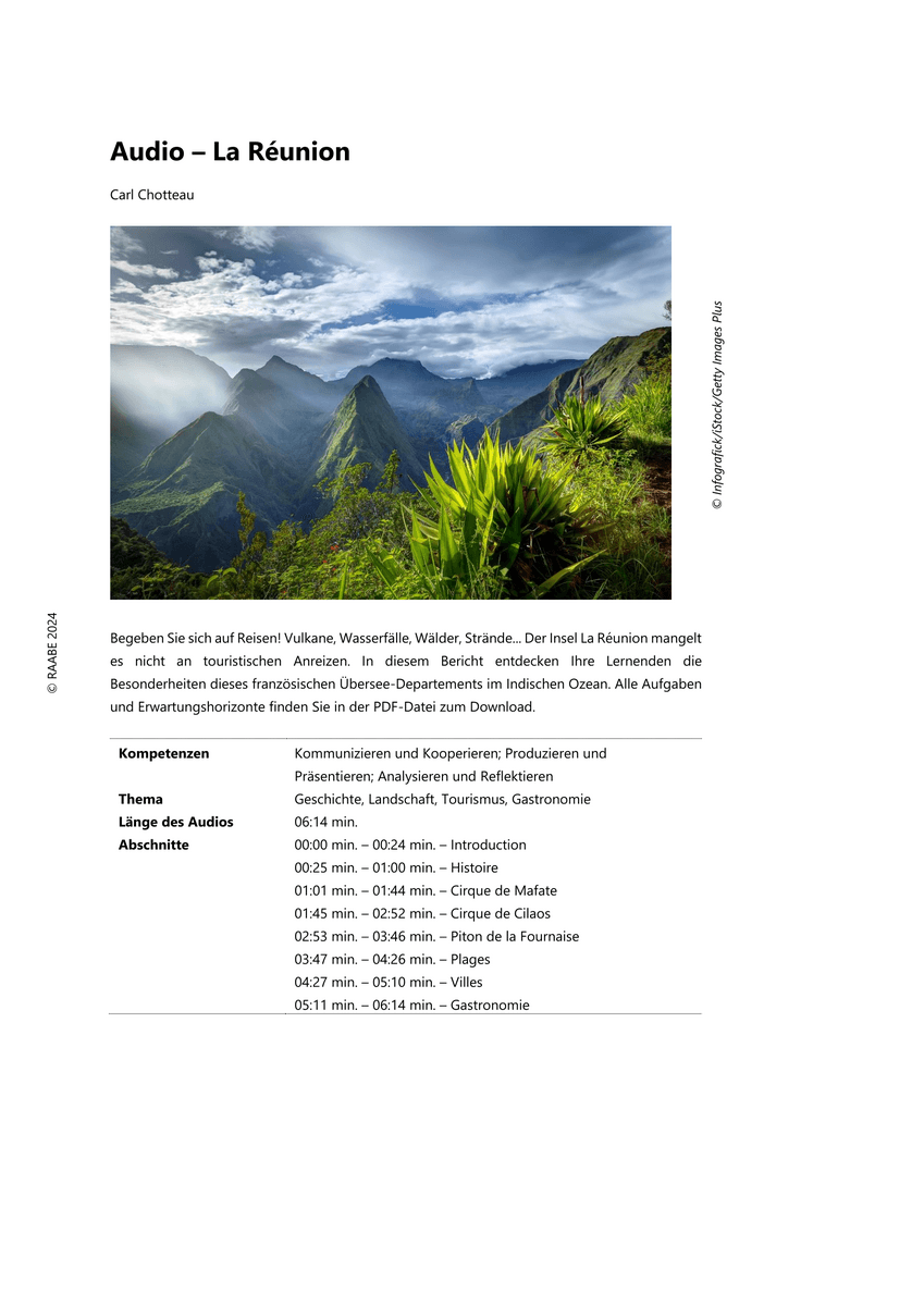 Audio – La Réunion