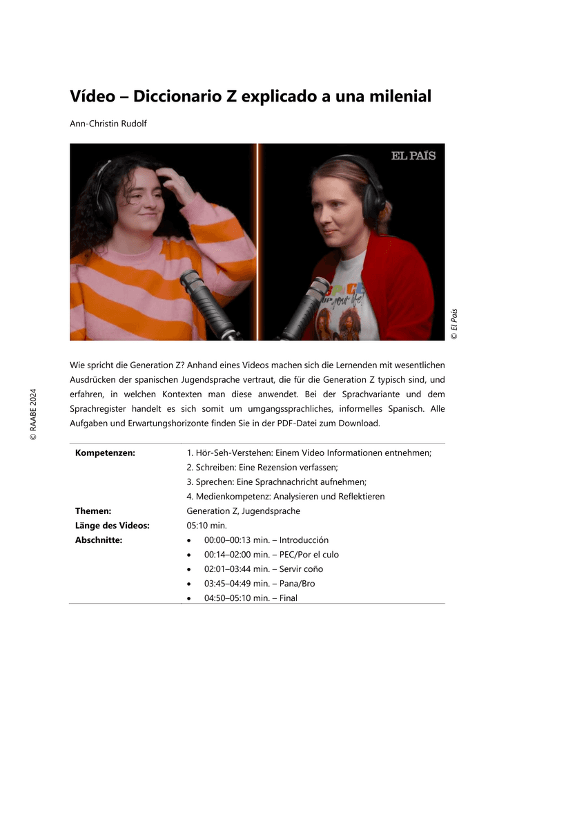 Vídeo – Diccionario Z explicado a una milenial