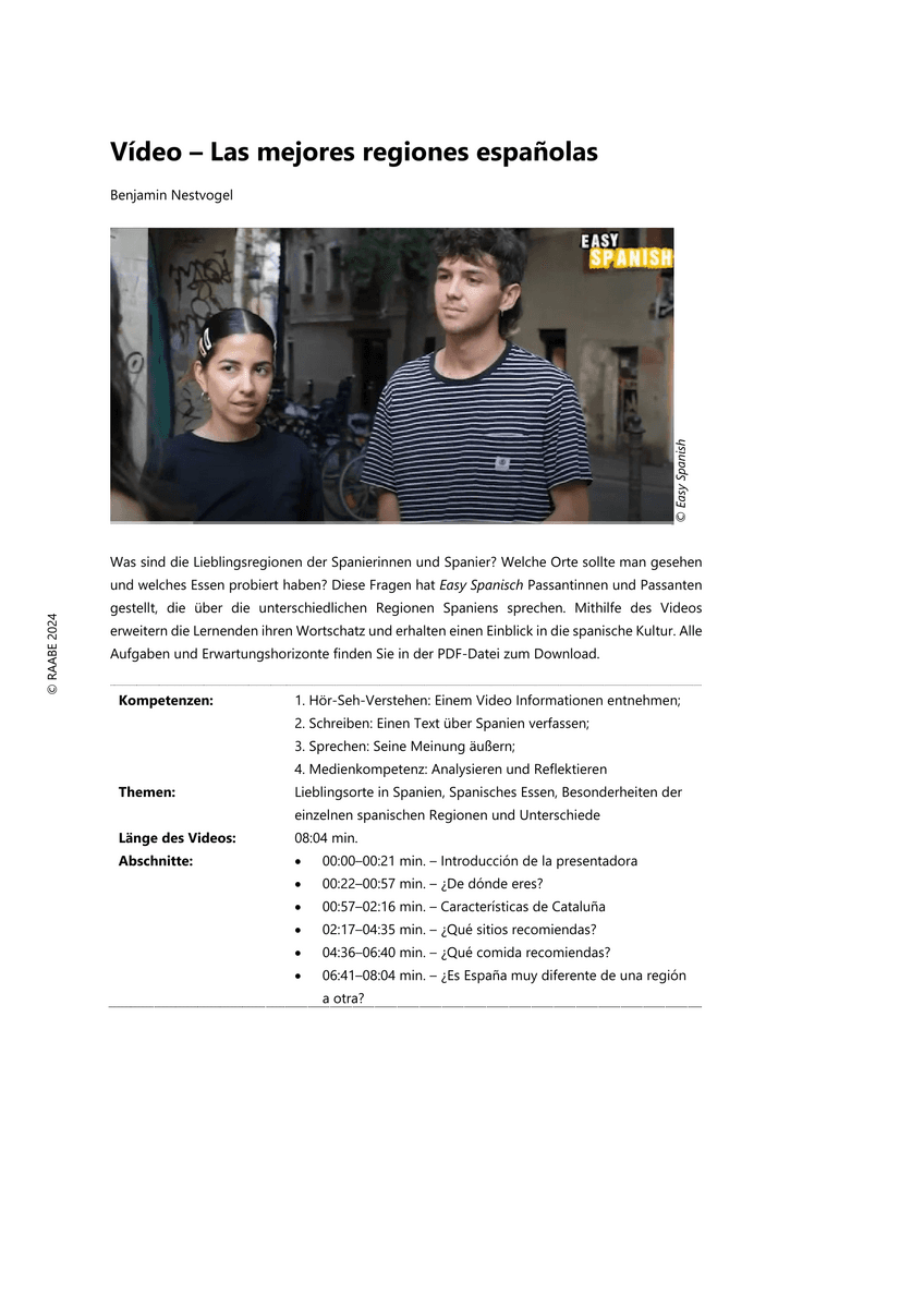 Vídeo – Las mejores regiones españolas