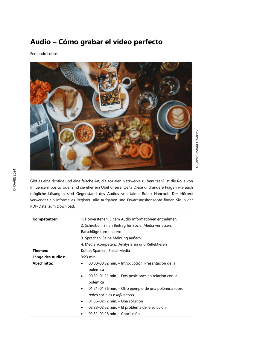 Audio – Cómo grabar el vídeo perfecto (sin que  se enfade nadie)