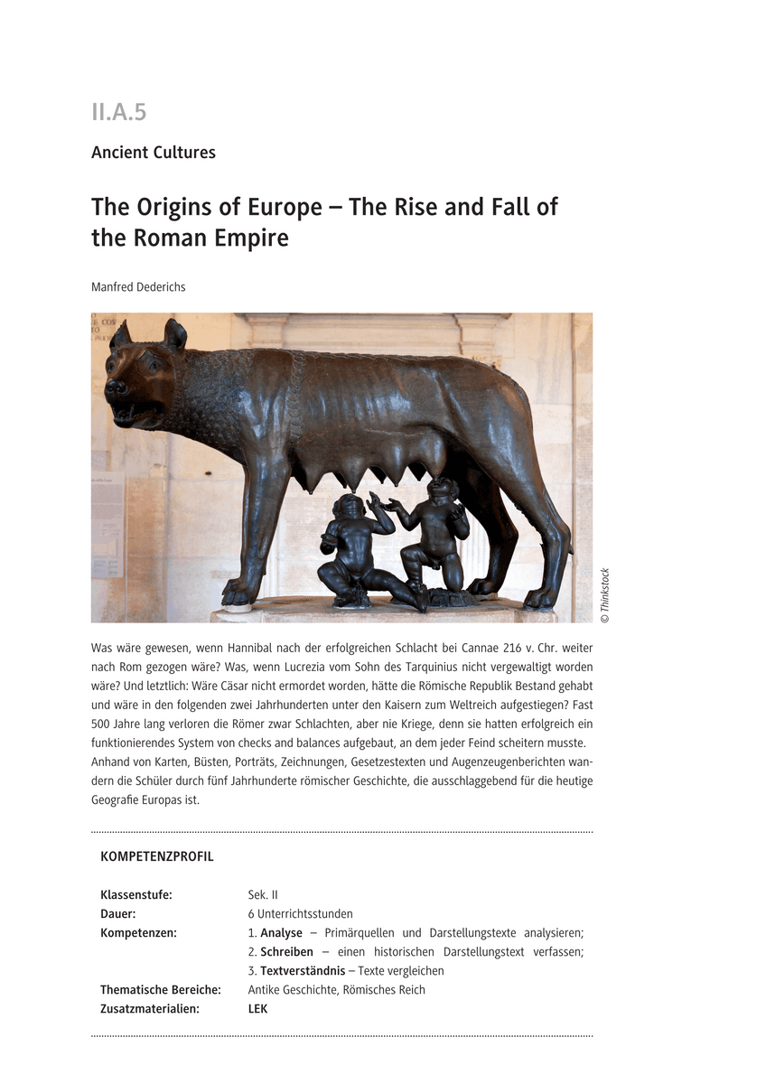 The Origins of Europe