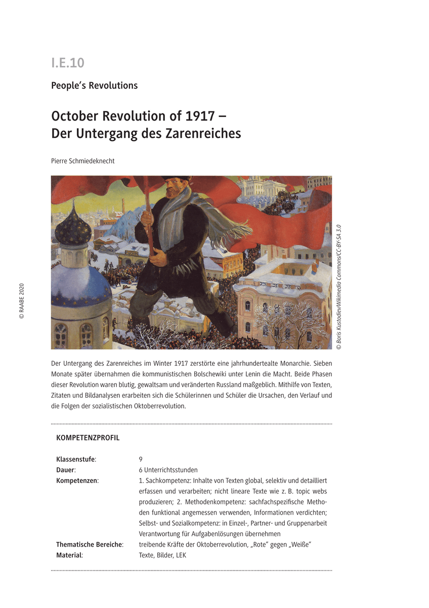October Revolution of 1917