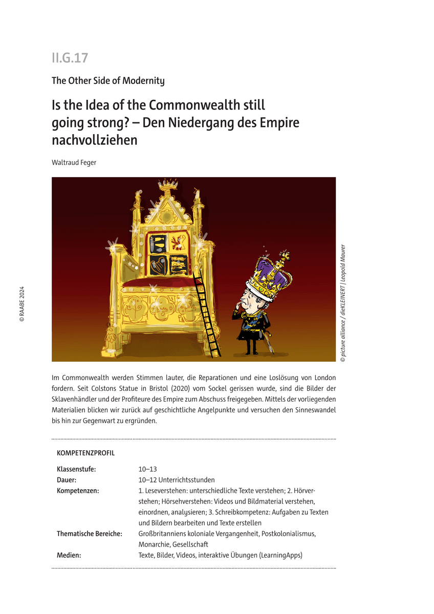 Is the Idea of the Commonwealth still going strong?
