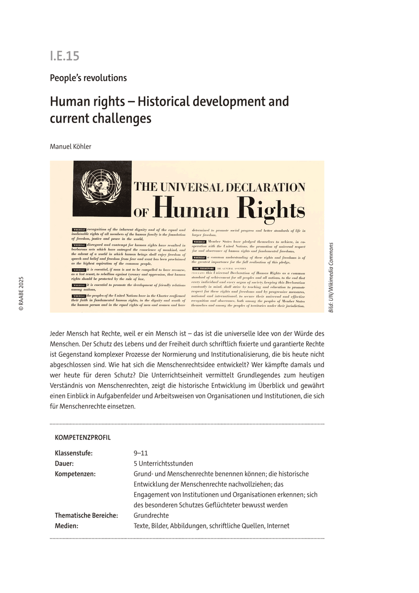 Human rights