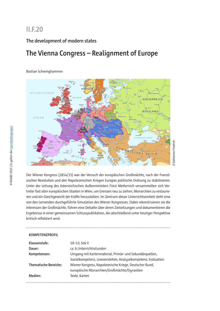 The Vienna Congress