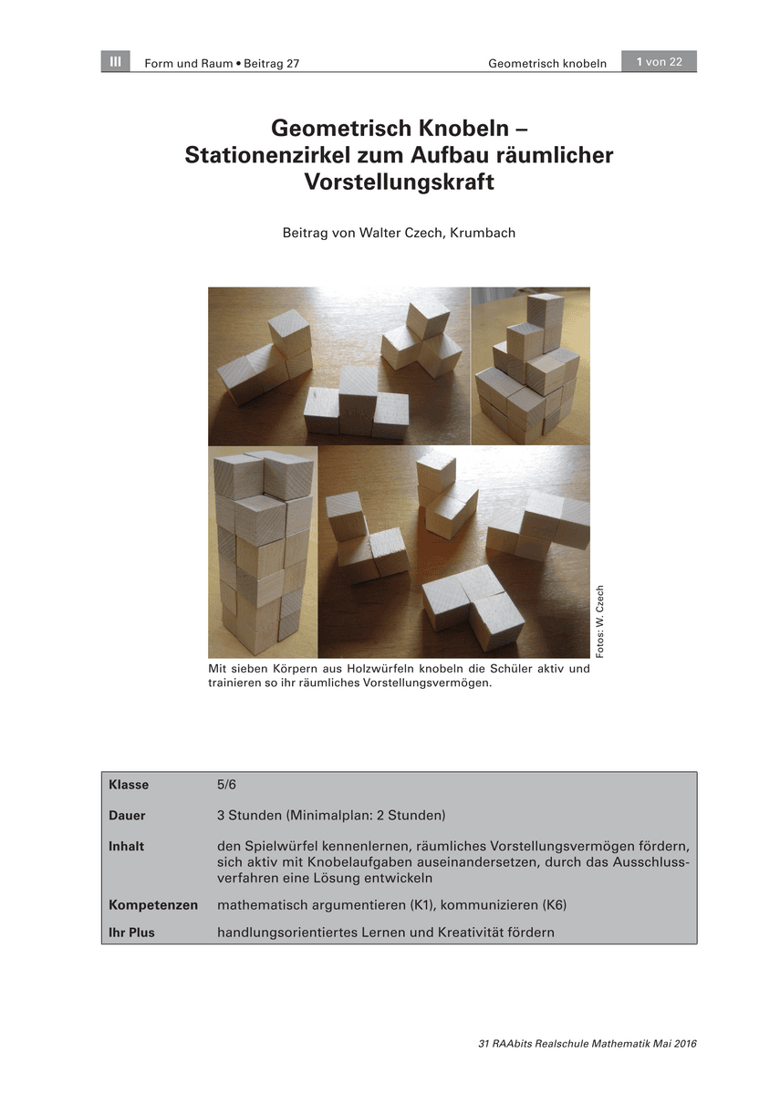 Geometrisch Knobeln